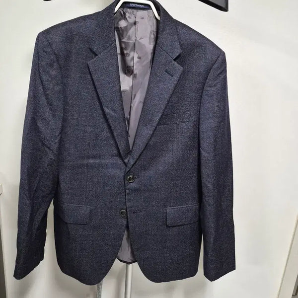 [BUNJANG] Brentwood Men's Slim Fit Check Pattern Suit Jacket / 남성 브렌우드 정장상.하