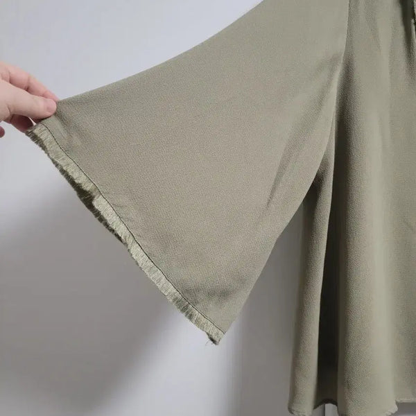 [BUNJANG] OZOC Khaki Blouse / 오조크 카키 블라우스