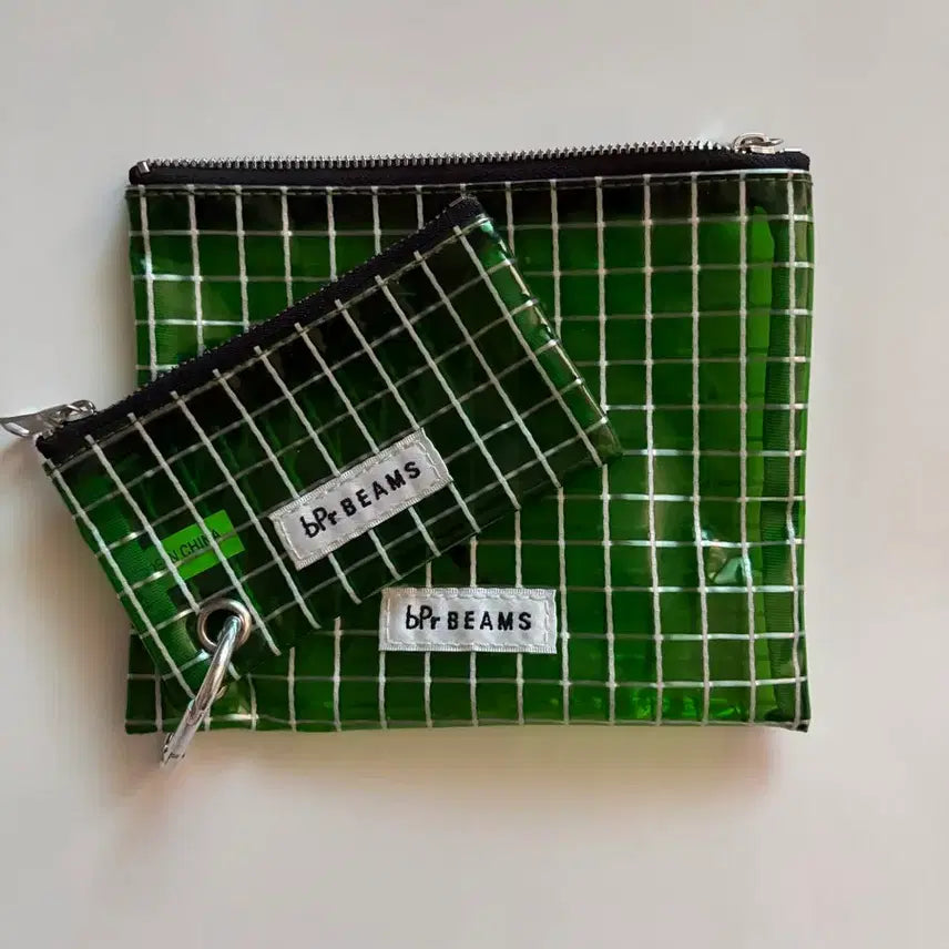[BUNJANG] Beams Double Pouch with Carabiner / 빔즈 파우치
