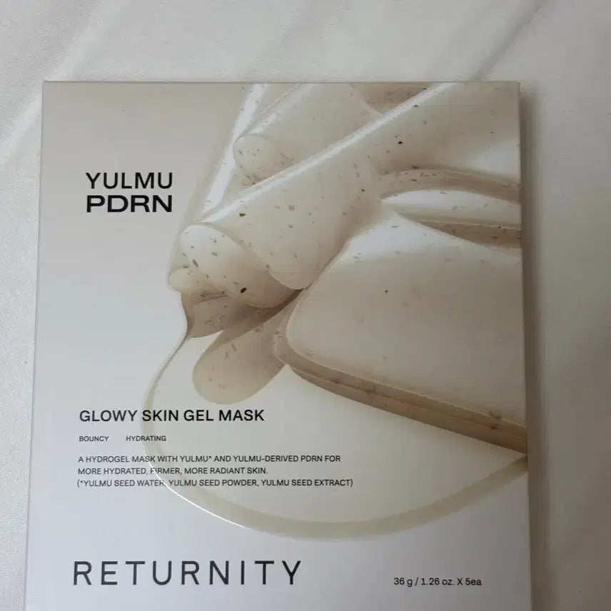 [BUNJANG] Eternity Yucca PDRN Glow Gel Mask 5-Pack / 리터니티 율무 PDRN 글로우 겔 마스크 5개입