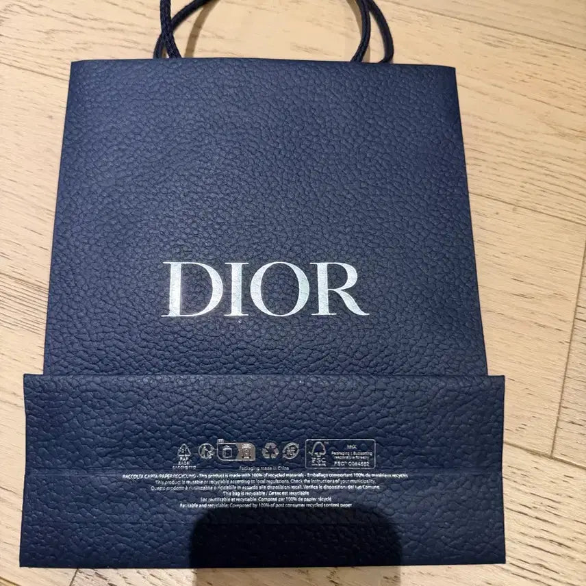 [BUNJANG] Dior Shopping Bag Navy / 디올 쇼핑백 네이비