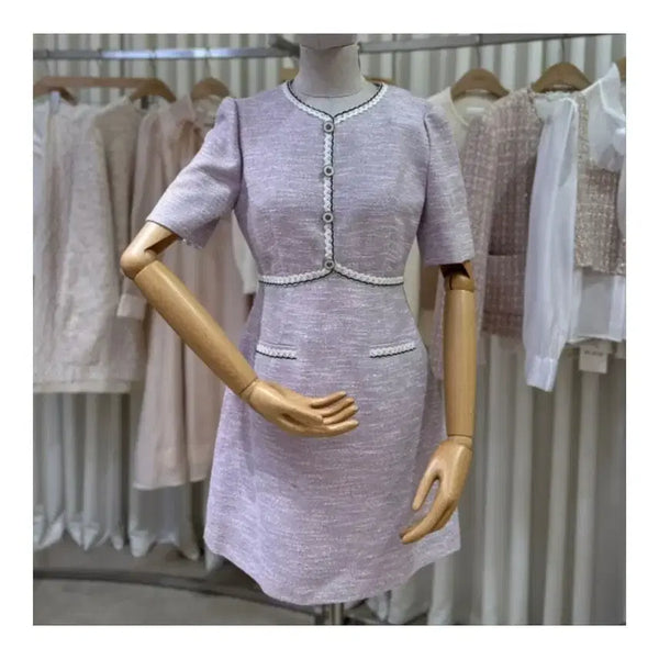 [BUNJANG] Roem Tweed Dress / 로엠 트위드 원피스