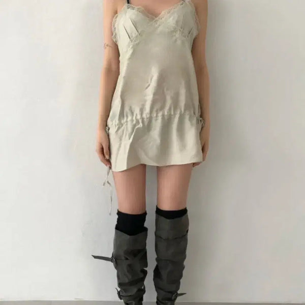 [BUNJANG] Yue Bare Layered Dress / Yue BARE LAYERED OPS 베어 레이어드 원피스