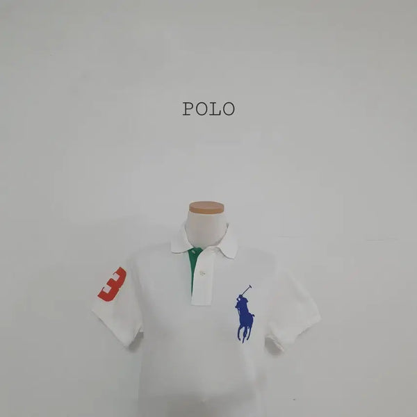 [BUNJANG] Polo Ralph Lauren Big Pony Short Sleeve Polo Shirt - White / No.26071406 폴로 랄프로렌 빅포니 반팔 카라티 화이트