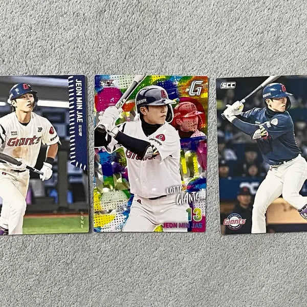 [BUNJANG] Lotte Giants Jeon Min-jae 2026 KBO Card Normal Holo Parallel Bundle Set / (일괄) 2026 kbo 카드 롯데 자이언츠 전민재 노멀 홀로 패러렐
