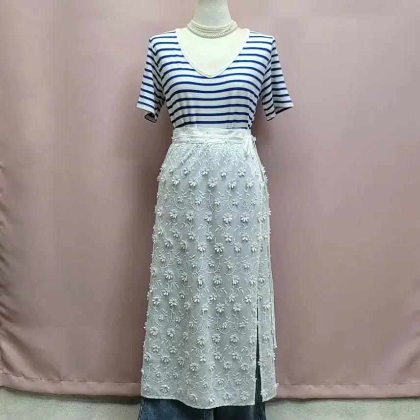 [BUNJANG] TOOGOOD 3D Flower Wrap Skirt Size M / TOOGOOD 입체 플라워 랩스커트