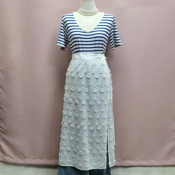 [BUNJANG] TOOGOOD 3D Flower Wrap Skirt Size M / TOOGOOD 입체 플라워 랩스커트