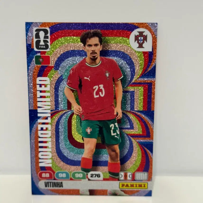 [BUNJANG] Panini World Cup Limited Edition Vitinha Soccer Card / 파니니 월드컵 리미티드 에디션 축구카드 비티냐