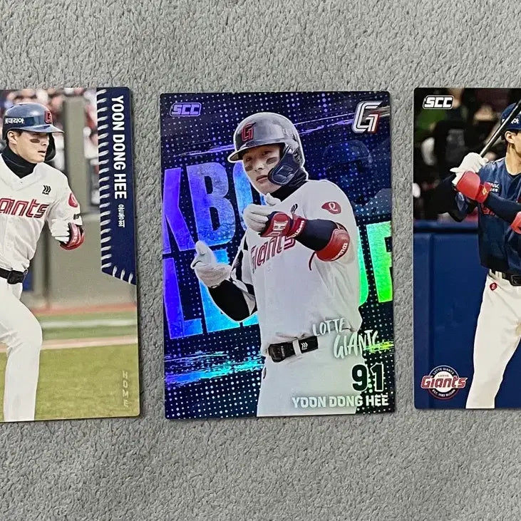 [BUNJANG] Lotte Giants Yoon Dong-hee 2026 KBO Card Normal Hologram Bundle Set / (일괄) 2026 kbo 카드 롯데 자이언츠 윤동희 노멀 홀로그램 세트