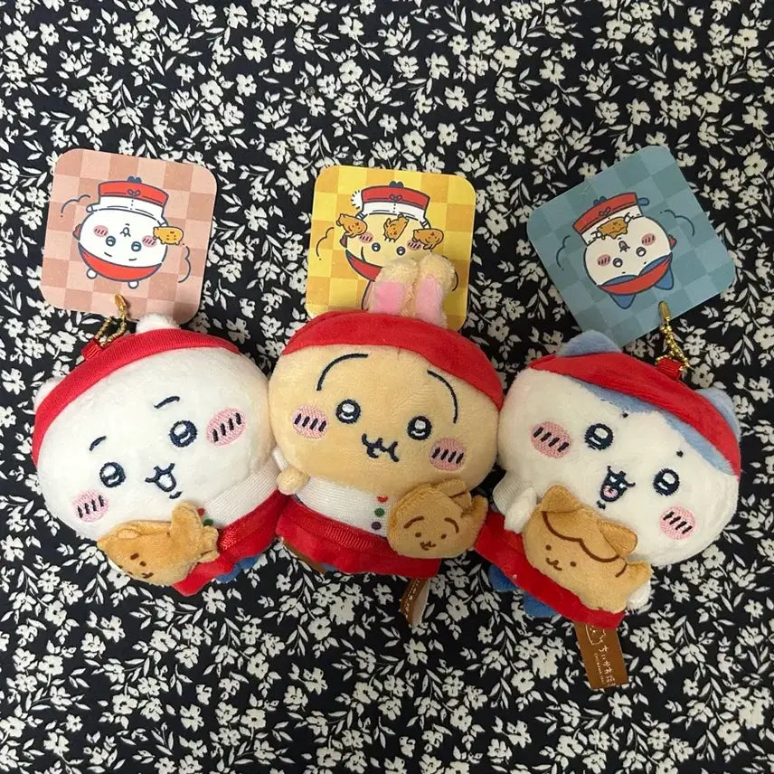 [BUNJANG] Monchihui Yakki Staff Mascot Keychain / 먼작귀 야끼 점원 마스코트 키링