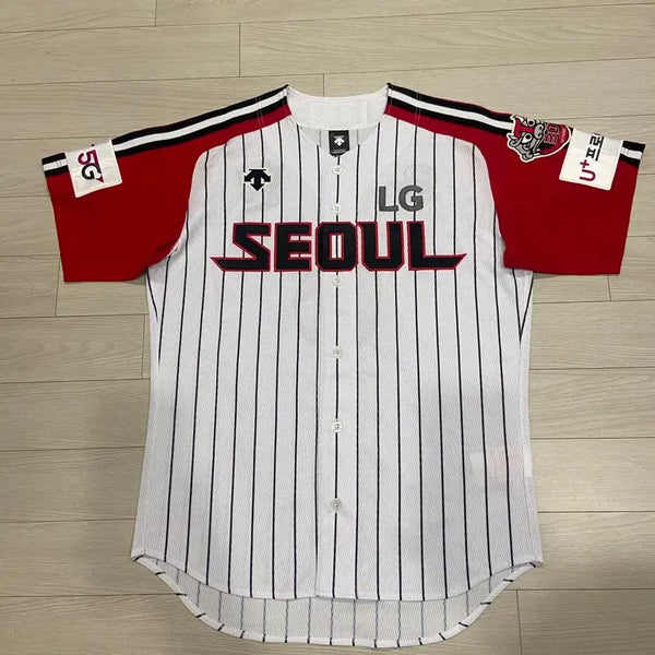 [BUNJANG] Descente LG Twins Authentic Seoul Home Uniform Yu Ji-hyun Size 105 / (데상트) 엘지트윈스 어센틱 서울 홈 유니폼 유지현 105호