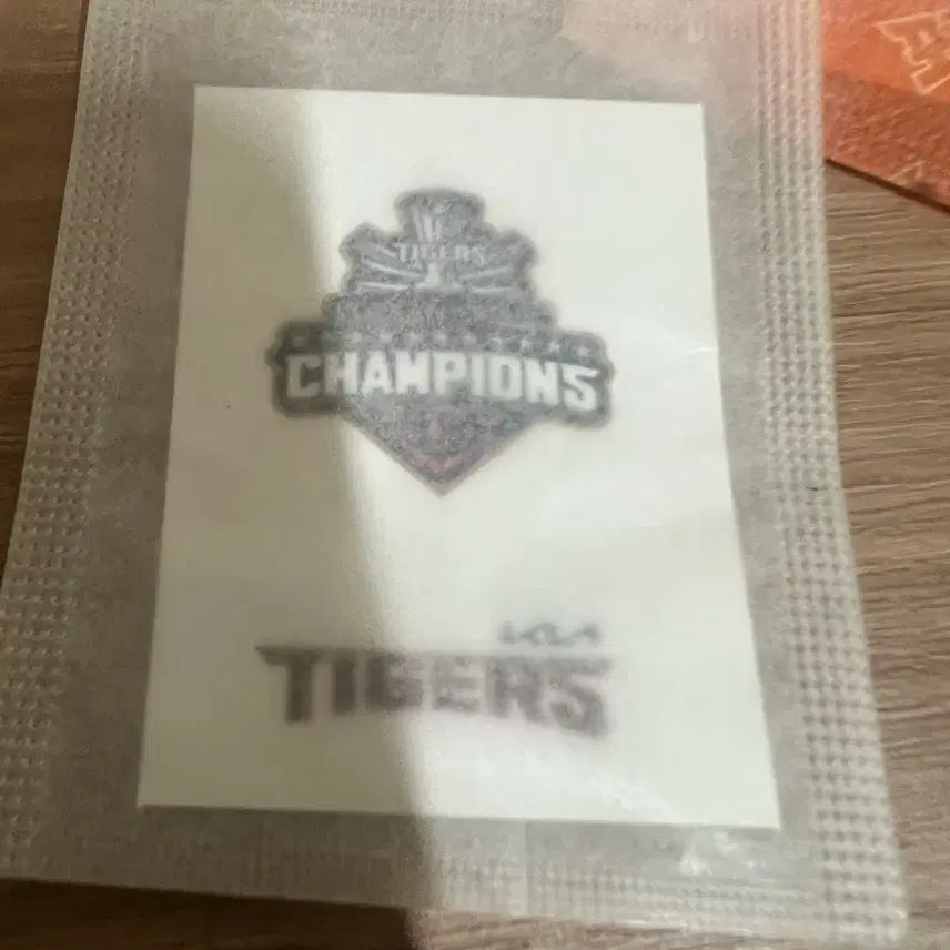[BUNJANG] Kia Tigers 2017 Championship Logo Sticker / 기아타이거즈 2017 챔피언 띠부씰