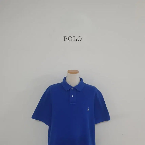 [BUNJANG] Polo Ralph Lauren Short Sleeve Polo Shirt Blue / 세일)No.26061705 폴로 랄프로렌 반팔 카라티 블루