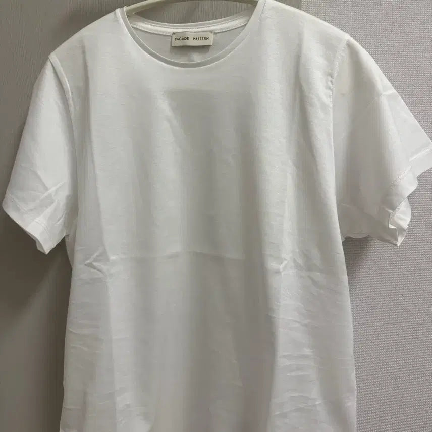 [BUNJANG] Facade Pattern Silk Cotton T-Shirt / 파사드패턴 실켓코튼티셔츠(새상품)