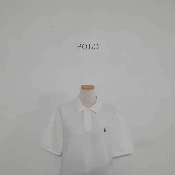 [BUNJANG] Polo Ralph Lauren White Short Sleeve Polo Shirt Kids XL (M) / 세일)No.26061706 폴로 랄프로렌 반팔 카라티 화이트