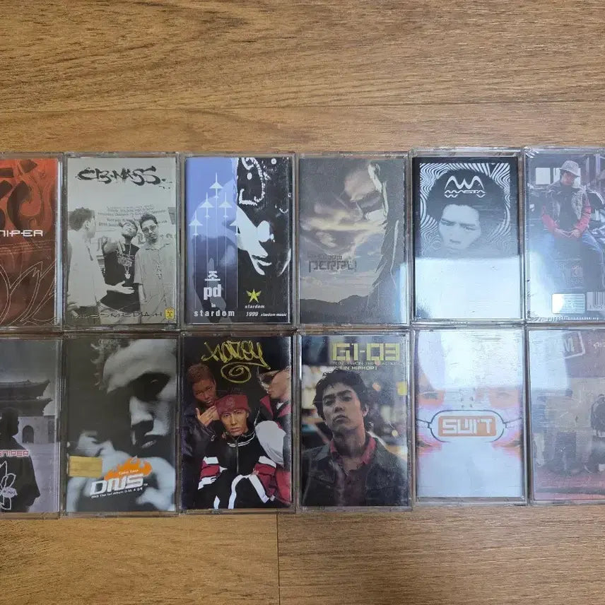 [BUNJANG] Korean Hip Hop & K-Pop Cassette Tape Bundle (12 Tapes) / 국힙 힙합 가요 카세트테이프 모음