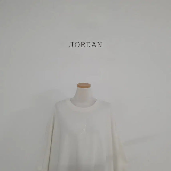 [BUNJANG] Jordan Oversized White Embroidered Logo T-Shirt XXL / 세일)No.26061709 조던 반팔티 빅사이즈 오버핏 화이트