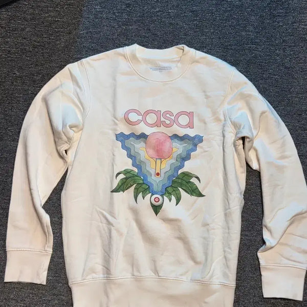 [BUNJANG] Casablanca Logo Sweatshirt / 카사블랑카 로고 맨투맨