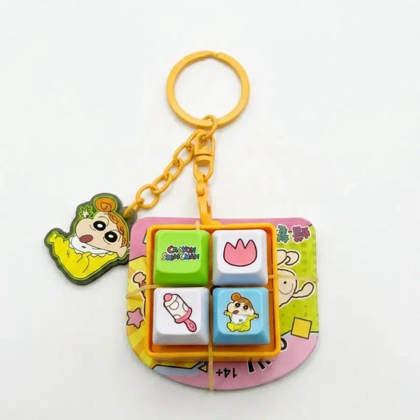 [BUNJANG] Crayon Shin-chan Angel "Chibi" LED Keyring / 새상품 짱구는 못말려 키캡 키링(짱아)