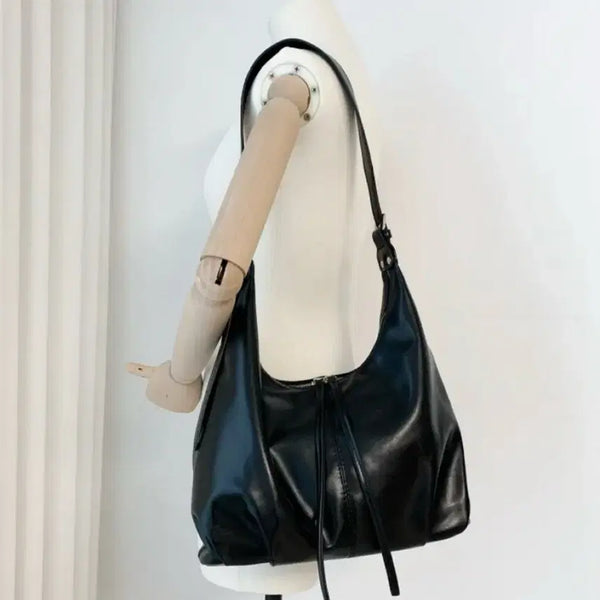 [BUNJANG] Black Shoulder Bag Backpack / 숄더백 가방 직장인 대학생 보부상 블랙 백 백팩