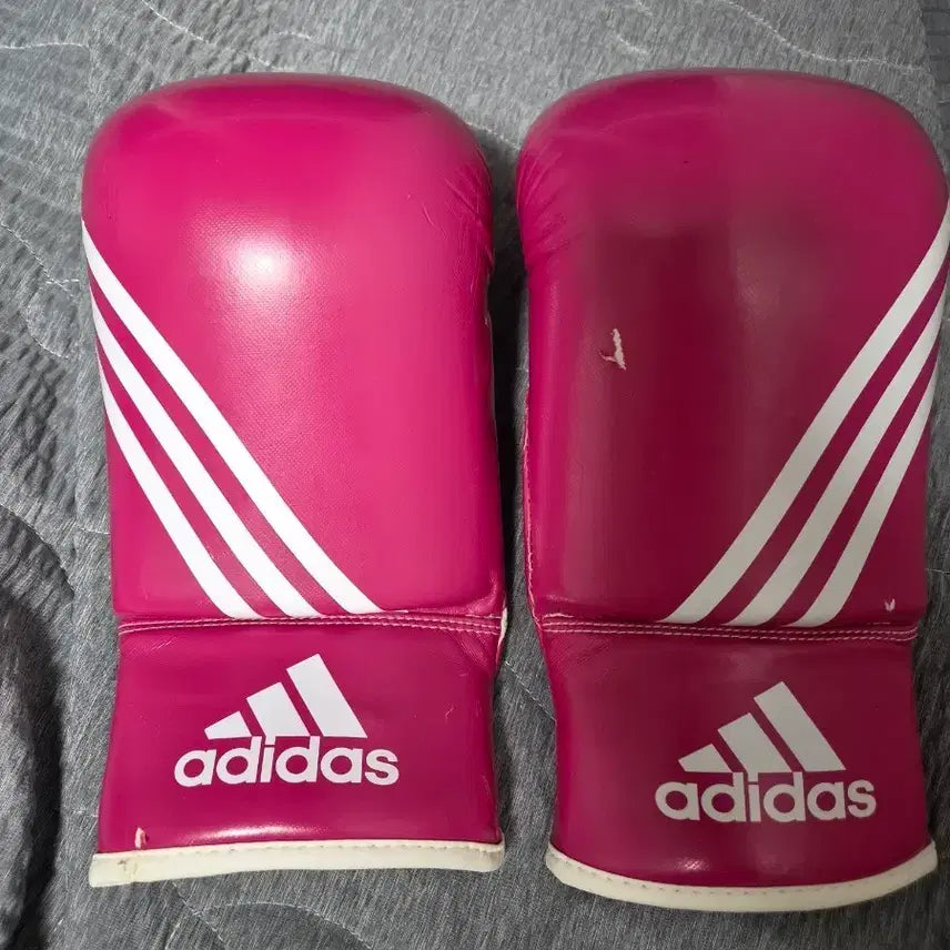 [BUNJANG] Adidas Boxing Gloves Pink / 아디다스 복싱 글러브 핑크