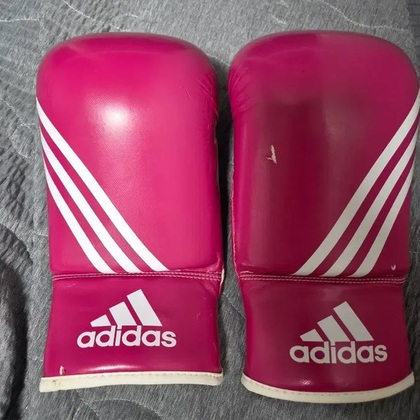[BUNJANG] Adidas Boxing Gloves Pink / 아디다스 복싱 글러브 핑크