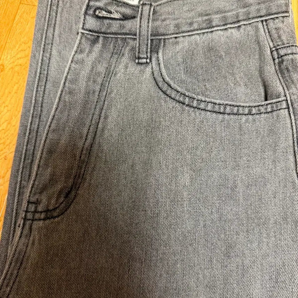 [BUNJANG] Good Life Works Easy Wide Denim Pants Grey / 굿라이프웍스 이지 와이드 데님 팬츠 그레이