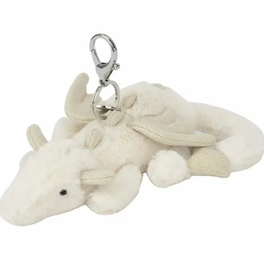 [BUNJANG] Jellycat Snow Dragon Keychain / 젤리캣 스노우 드래곤 키링