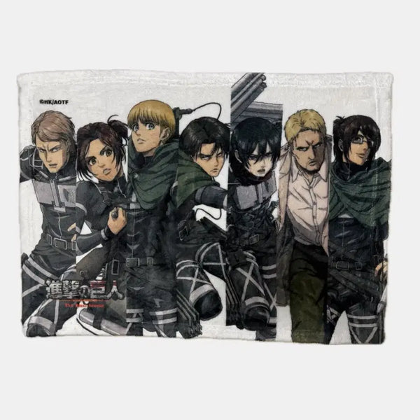 [BUNJANG] Attack on Titan Survey Corps Character Blanket / 진격의 거인 조사병단 캐릭터 담요