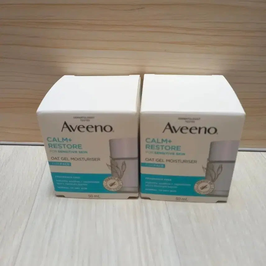 [BUNJANG] Aveeno Calme+Restore Oat Gel Moisturizer 50ml Set of 2 / 아비노 캘름+ 리스토어 오트 젤 모이스처라이저50ml * 2개