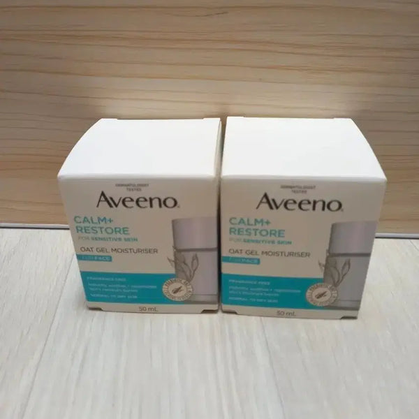 [BUNJANG] Aveeno Calme+Restore Oat Gel Moisturizer 50ml Set of 2 / 아비노 캘름+ 리스토어 오트 젤 모이스처라이저50ml * 2개