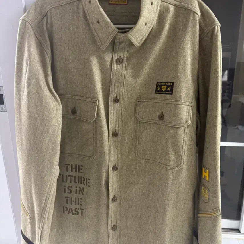 [BUNJANG] Human Made Service Shirt Wool Blend XL / 휴먼메이드 Service Shirt