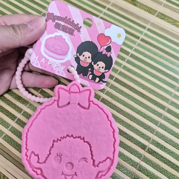 [BUNJANG] Authentic Monchhichi Pink Coin Pouch Keychain New / 정품) 몬치치 핑크 동전지갑키링 새제품