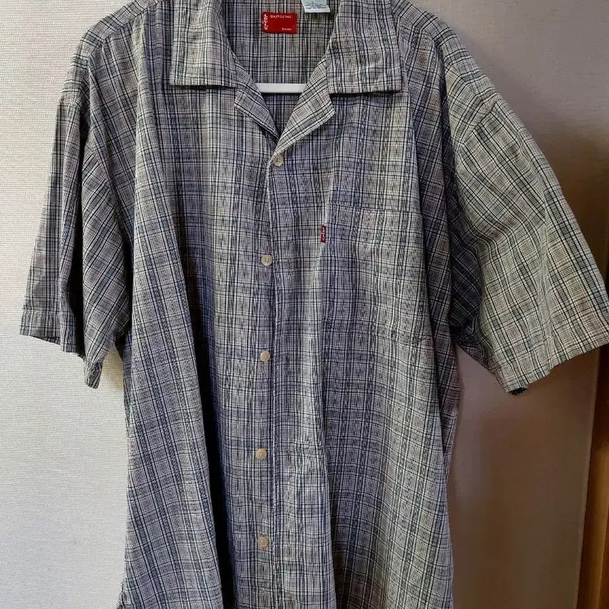 [BUNJANG] Levi's Short Sleeve Plaid Shirt / 리바이스 반팔 체크 셔츠