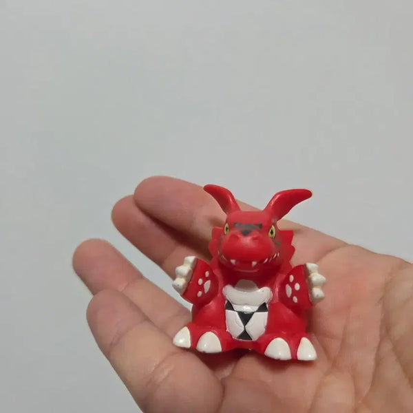 [BUNJANG] Digimon Adventure Guilmon Finger Puppet Plush Toy / 캐릭터 인형 피규어 고전 만화 굿즈 디지몬 어드벤처 길몬 손가락인형