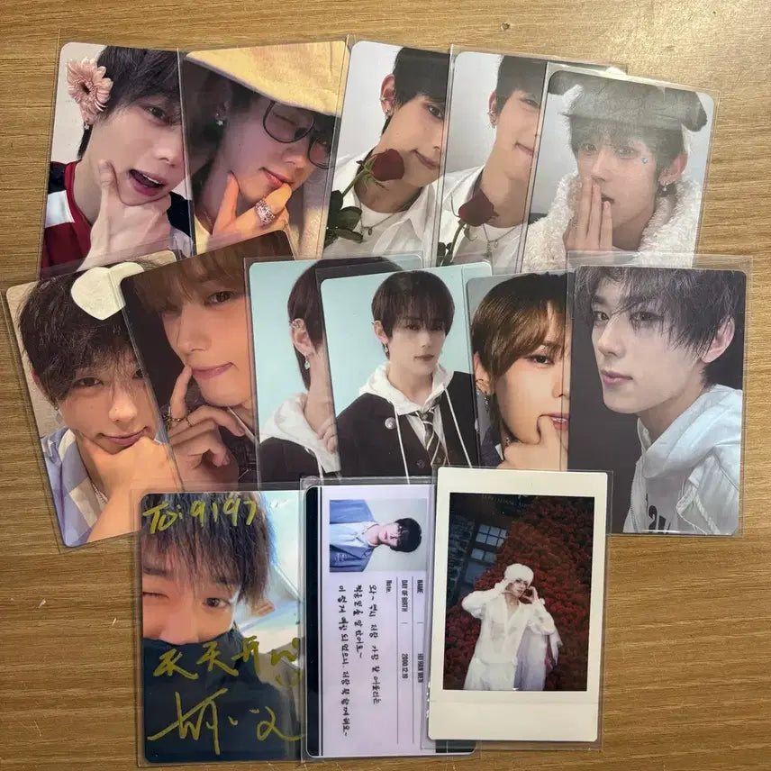 [BUNJANG] Hoo Han-won Photocard / 후한원 포카 싸폴 양도해요 보풀 호한문 후루와 아이디카드