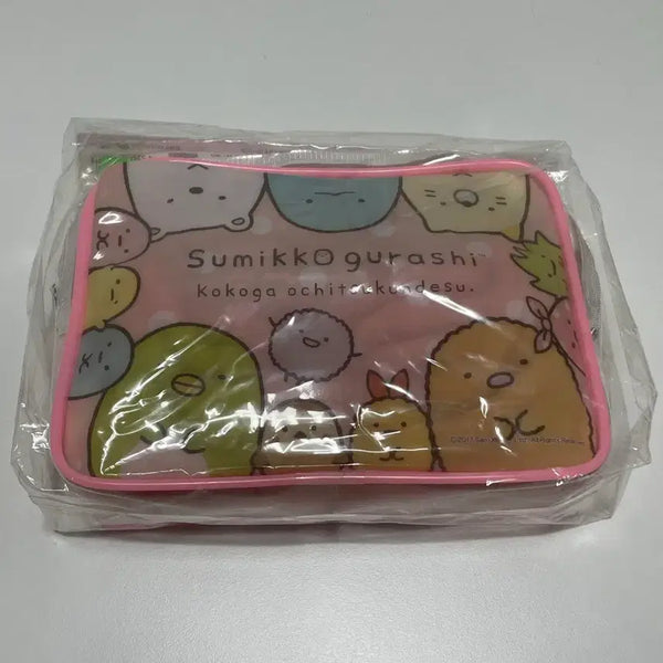 [BUNJANG] Sumikko Gurashi Travel Pouch with Empty Bottles / 스미코구라시 여행용 파우치 공병
