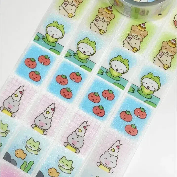 [BUNJANG] Hihiclub x Fukafuka Studio Haru Hankkan Kiss Cut Sticker / 히히클럽x후카후카스튜디오 하루 한 칸 키스컷