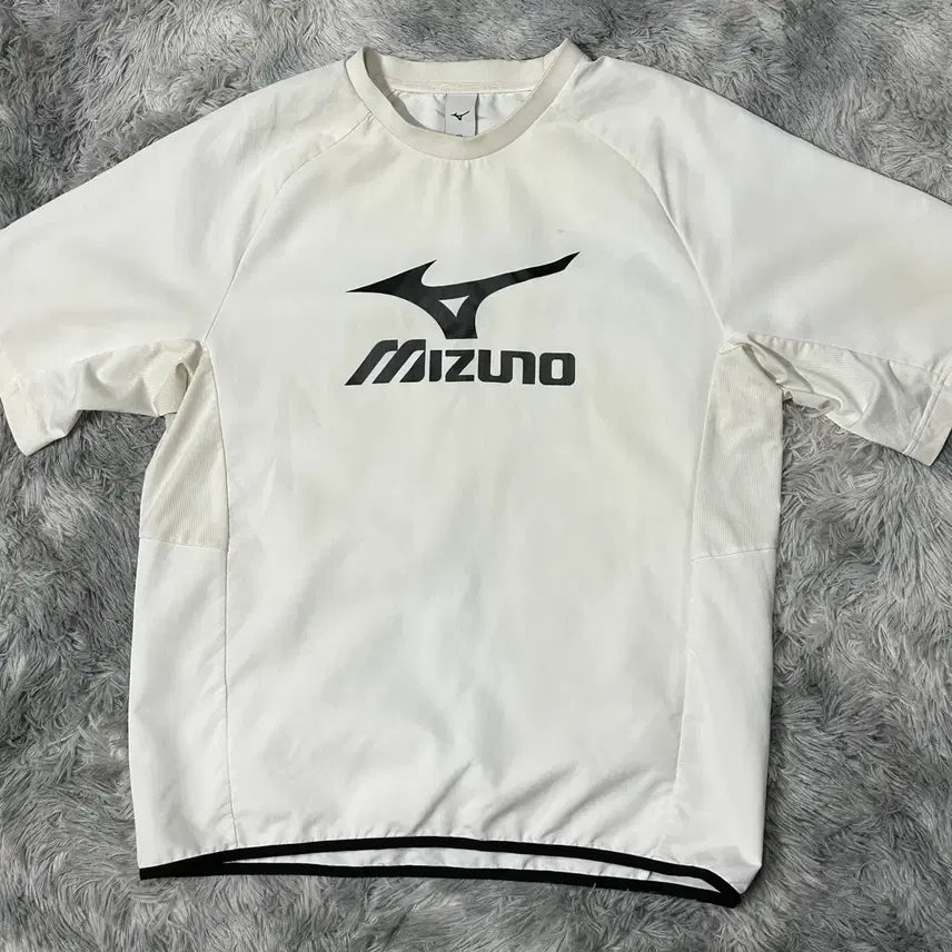 [BUNJANG] Mizuno Big Logo Woven T-Shirt XXL / 미즈노 빅로고 우븐반팔티 XXL