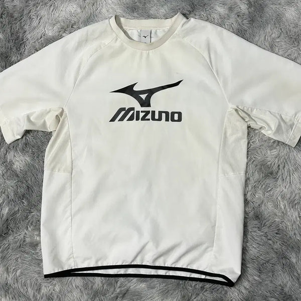 [BUNJANG] Mizuno Big Logo Woven T-Shirt XXL / 미즈노 빅로고 우븐반팔티 XXL