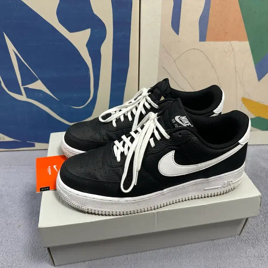 [BUNJANG] Nike Air Force 1 Low Black White / 나이키 에어포스 1 로우 블랙 화이트(285)