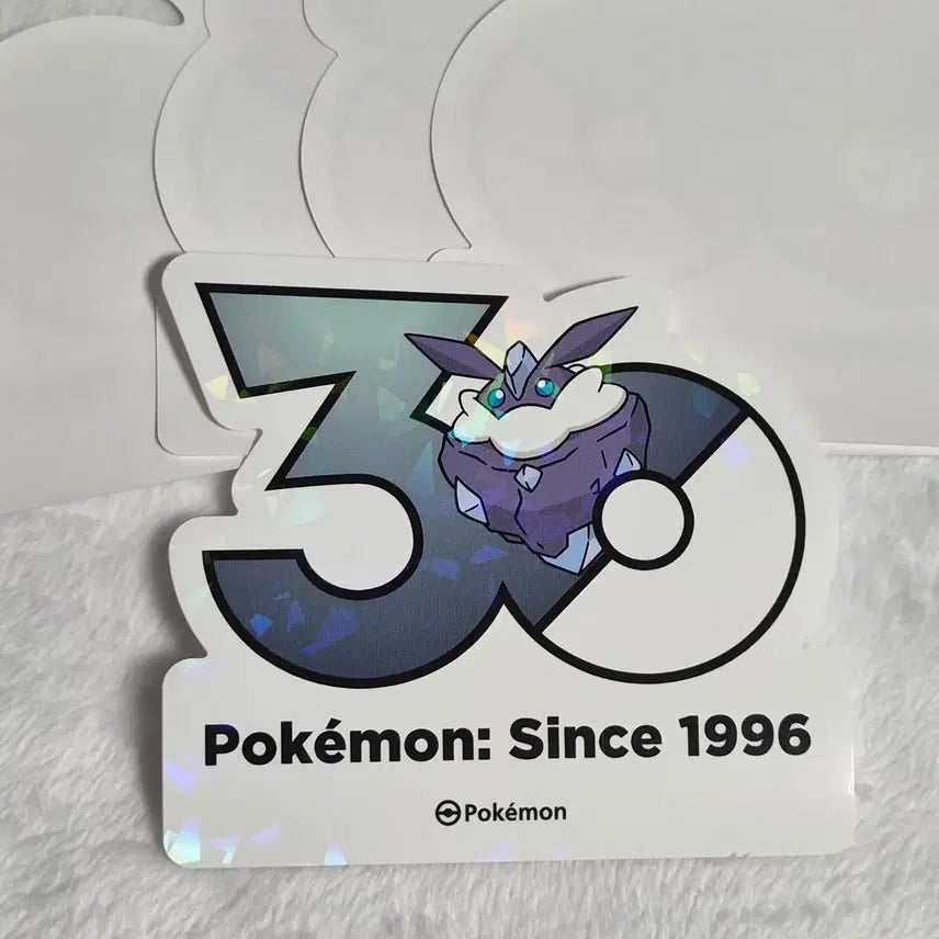 [BUNJANG] Pokemon 30th Anniversary Logo Sticker Set / 포켓몬 30주년 로고 스티커 멜리시+랜덤4장 판매합니다.