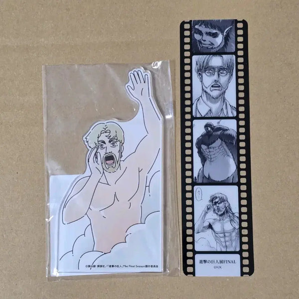[BUNJANG] Attack on Titan Zeke Bookmark & Acrylic Memo Board / 진격의거인 지크 북마크, 아크릴 메모 보드