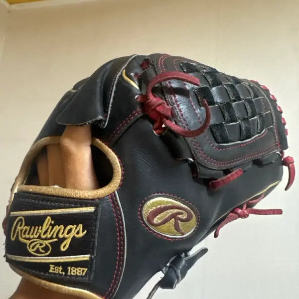 [BUNJANG] Rawlings Baseball Glove Black/Red / 롤링스 야구 글러브 검빨 28