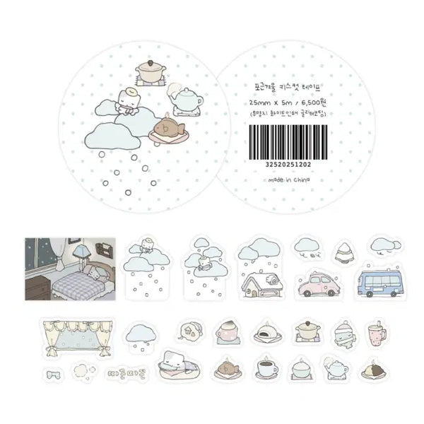 [BUNJANG] Sosoheehee Cozy Winter Kiss Cut Sticker / 소소히히 포근겨울 키스컷