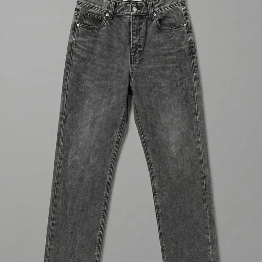 [BUNJANG] MERGE X FLAK Straight Denim Pants Black Washed / 메르고x플랙 스트레이트 데님팬츠 K53 블랙 워시드