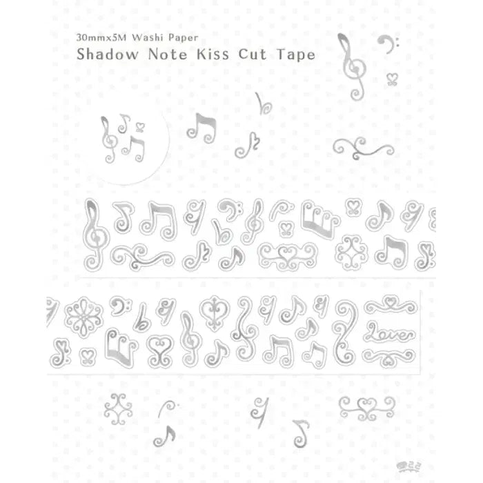 [BUNJANG] Ururu High Note Kiss Cut Sticker / 우루루 높은그림자리표 키스컷