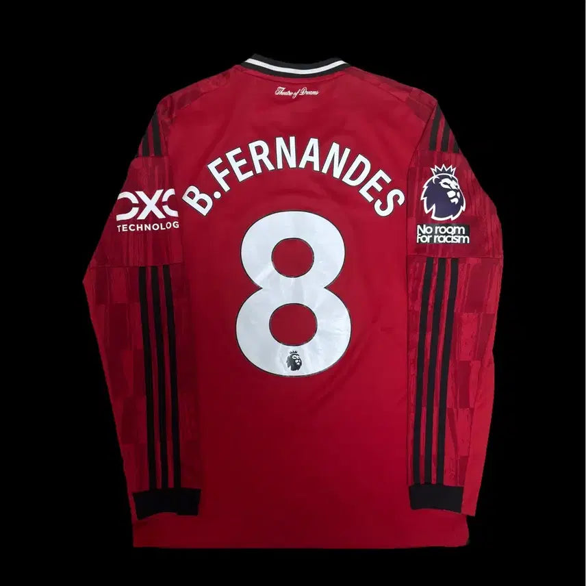 [BUNJANG] Manchester United 2025-2026 Home Long Sleeve Bruno Fernandes Jersey (Unsealed New) / 25-26 맨체스터 유나이티드 홈 긴팔 브루노 페르난데스(개봉새제품)