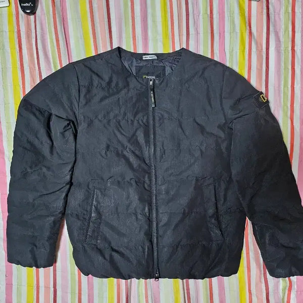 [BUNJANG] National Geographic Heron U-Neck Lightweight Padded Jacket Black / 내셔널지오그래픽 헤론 U넥 경량 패딩 자켓 블랙 S-m사이즈 팔아요