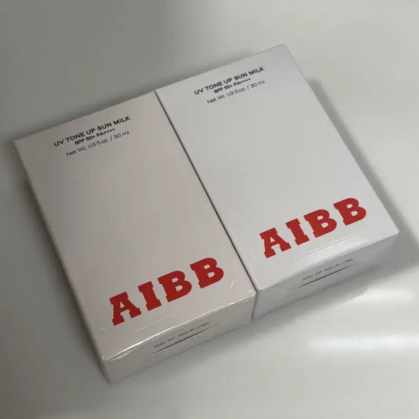 [BUNJANG] AIBB UV Tone-Up Sun Milk SPF50+ PA+++ (2 x 30ml) / AIBB UV 톤업 선밀크 SPF50+ PA+++ 30ml 2개
